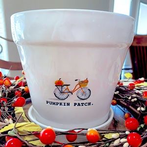 Rae Dunn Pumpkin Patch Graphic Planter